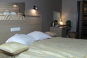 first porn for this blonde milf, uncut amateur from two angles