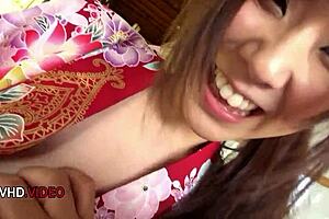 i couldn't resist naughty hitomi oki's passionate fuck after her hot blowjob tease