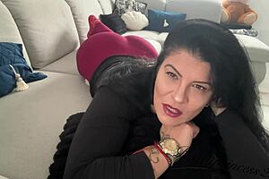 Latina Milf Brunette Strains For Explosive Farting Faces