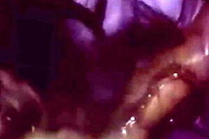 Madura latina milf chokes on cum handjob, swallows full mouth, spits and gulps endlessly