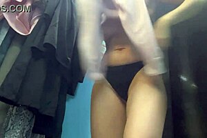 Russian Girl Big Boobs Nipples Flash In Dressing Room