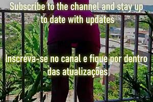 morena rabuda in little dress fucks hard on the balcony