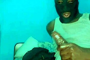 bbc makes young black teen stroke huge cock to wild orgasm?