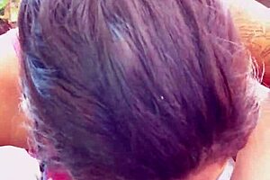 morena rabuda in little dress fucks hard on the balcony