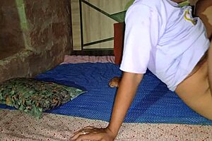 bhabhi gets taken hard at night in house with hindi audio and step sister action