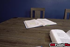 horny teacher ashley lane begs for my monster cock pounding