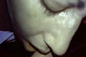 Madura latina milf chokes on cum handjob, swallows full mouth, spits and gulps endlessly