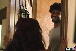 Black milf nanny gets double penetrated hard by boyfriend n neighbor