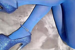 Milf Pantyhose Heels Tease Big Tits And Ass