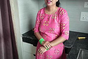 stepmom's big ass shakes as stepson seduces her into dirty hindi orgasm fuck