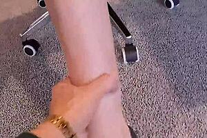 Obedient Secretary Submits To Milf Boss In Lingerie Domination