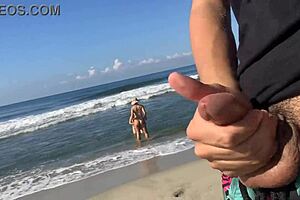 Hey watch me flash cock on public beach hoping two wet pussy latinas crave mff threesome prize