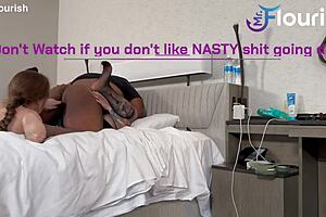 trailer: evethesexyfairy & cherrybomb double team mrflourish's monster bbc! 🍆🍑🔥