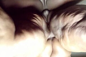 Step Mom's Big Ebony Ass Spreads for Son's Monster BBC Doggystyle Pounding Orgasm