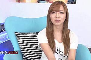 Naughty Japanese Milf Ruru Kashiwagi's Cunt Spread Wide During Hardcore Blowjob