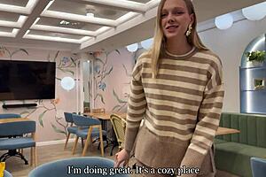 Tinder date turns into public toilet quickie pounding