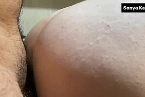 omg my big ass mommy's gettin fucked standin doggy in the kitchen...