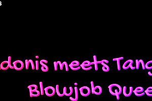 Slut Jerks and Sucks Huge Cock with Massive Naturals for Facial Cumshot