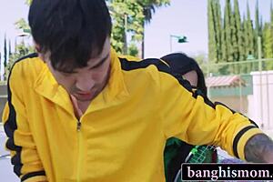 two milfs' tennis match explodes into pussy-pounding foursome!