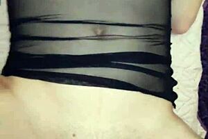 homemade couple captures working moments with mature wife pov cock play