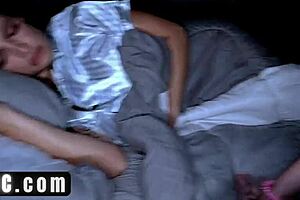 stepmom asleep while i ride first monster bbc hard?