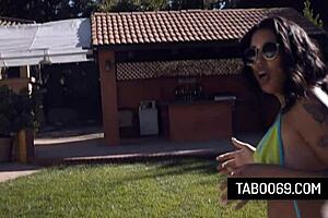 Pervy Stepson's Threesome Taboo With Stepmom Queenie Sateen And Vanessa Sky?