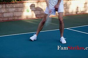 horny milf aunt and cousin trick stepsons to fuck outdoors