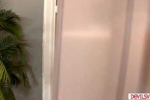 milf hires cable guy to fuck her hard