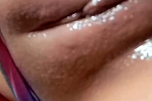 Naughty girl feels ecstasy fingering ass and pussy