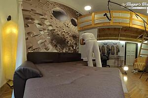 bbw granny babet pounded hard behind scenes in casting interview