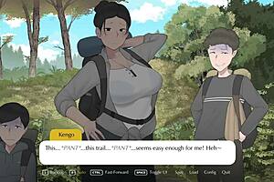 mom camps with me while friend rails her hard