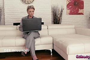 dee williams admires aidra fox's stunning curves and flawless figure in intimate encounter