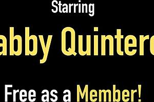 Sexy Latina Gabby Quinteros Fingers Her Dripping Wet Pussy Lips