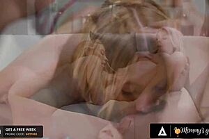 Katie Morgan Offers Thirsty Virgin Stepdaughter Khloe Kapri Her Milf Pussy