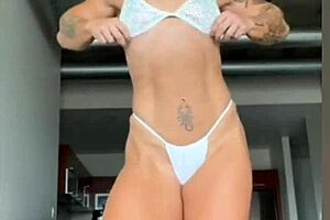 Try Not To Cum On Kortney Olson's Strong Muscular Ass!