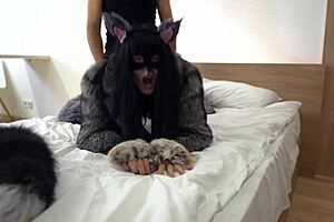 Fur Coat Foxy Fursuit Anal Plug Roleplay!