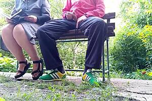 lustful mother-in-law cums heavy watching outdoor hairy flash?