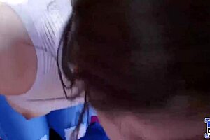 Sailor Luna Deepthroats Miles Long Cock Park Blowjob Wish