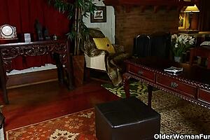 Mom In Pantyhose Fingers Wet Pussy To Explosive Solo Orgasm Climax