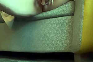 MILF Fingers Her Dripping Pussy In Steamy Solo Session