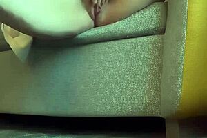 MILF Fingers Her Dripping Pussy In Steamy Solo Session