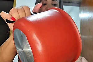 a hot bushy maid is pure temptation around here