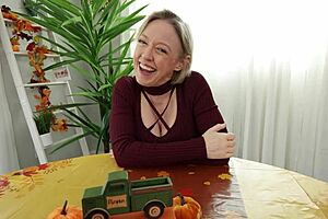 breezy bri rides cock deep in tight pussy over holiday break