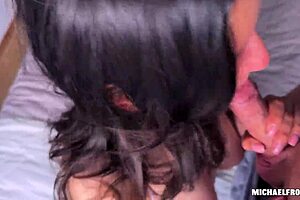 Stepson Pounds Busty Stepmother's Hairy Cunt Hard