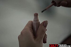 Naughty Milf Footjob Before Sloppy Blowjob and Pussy Fuck!