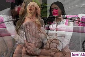 milf stepmom spanks busty latina stepdaughter hairy pussy lick fingering lesbian