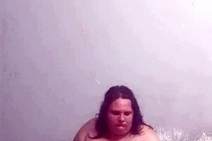 hunk's thick monster cock pounds ssbbw milf wife with blowjob and cum on tits