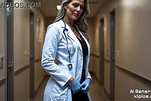 sexy milf doctor examines your cock with her big ass hospital style?