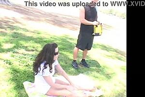 victoria valentino's huge dd tits bounce as coach fucks her cum-covered