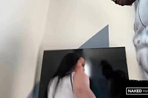 massive pawg milf's tight pussy wrecked by huge black cock pov interracial